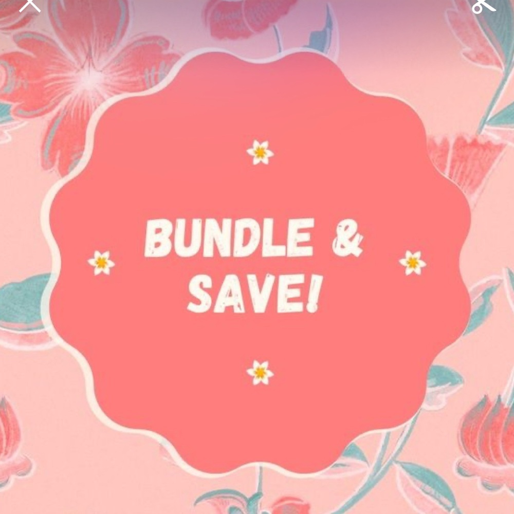Floral Bundle & Save Sign